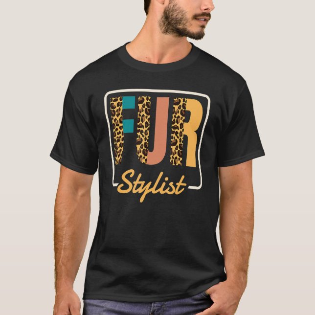 T-shirt Fiche technique sur la fourrure, Chien Grooming Ch (Devant)