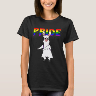 T-shirt Fichier Llama Lesbienne Bisexuel Gay LGBT Fierté