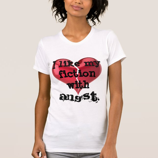 T-shirt Fics déchirant d'amour - faites-les savoir ! (Devant)