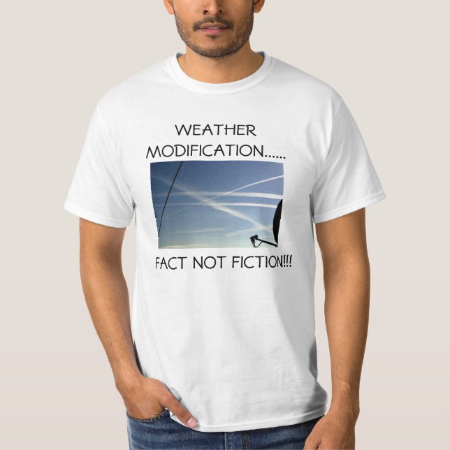 T-shirt Fiction de fait de modification météorologique (Devant)