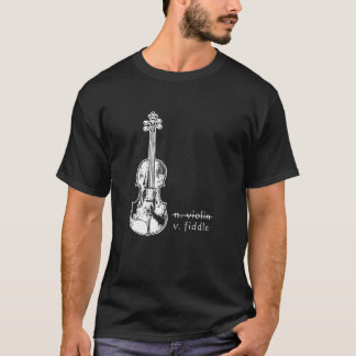 T-shirt Fiddle Not Violin Bluegrass Country Music Don