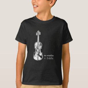 T-shirt Fiddle Not Violin Bluegrass Country Music Don