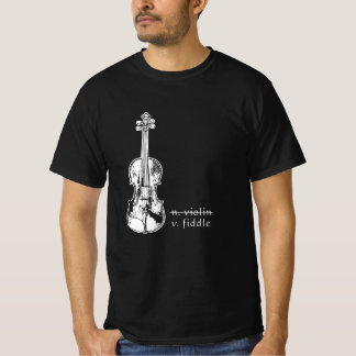 T-shirt Fiddle Not Violin Bluegrass Country Music Don