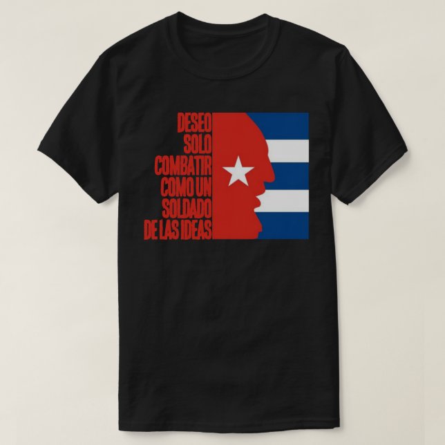 T-SHIRT FIDEL, SOLDADO DE LAS IDÉES (Design devant)
