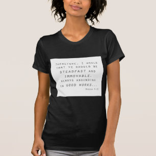 T-shirt fidèle immuable mosiah écriture lds
