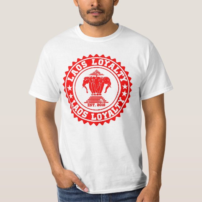 T-shirt Fidélité Emblem2016 des Laotiens (Devant)