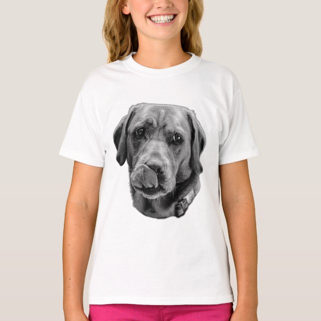 T-shirt Fidélité monochrome en détails (Devant)