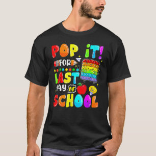 T-shirt Fidget Pop It Pour Dernier Jour De 2e Année Dernie