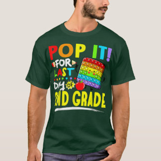 T-shirt Fidget Pop It Pour Dernier Jour De 2e Année Dernie