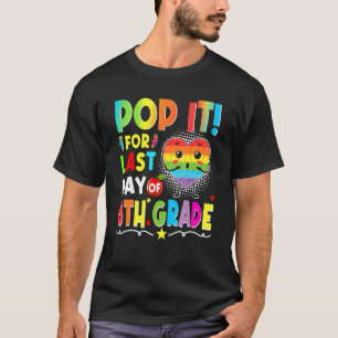 T-shirt Fidget Pop It Pour Dernier Jour De 6e Année Goodby