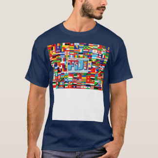 T-shirt Fidji style vintage rétro souvenir 1