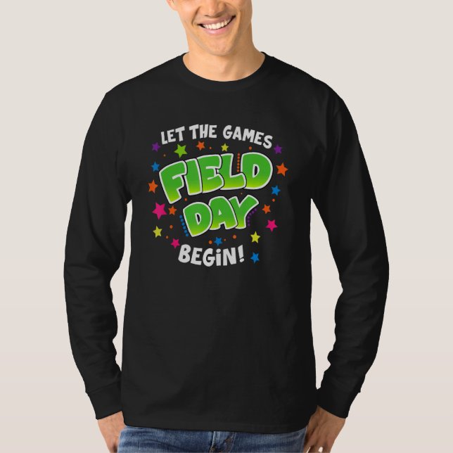 T-shirt Field Day 2022 Let The Games Begin    Field Day (Devant)