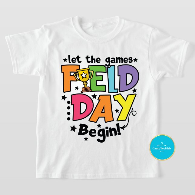 T-Shirt Field Day Kids Tee | Laisser Les Jeux Commencer T- (Créateur téléchargé)
