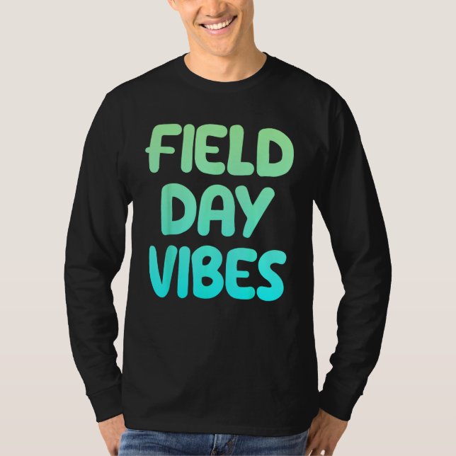 T-shirt Field Day Vibes Last Day Of School Fun Summer Teac (Devant)