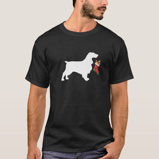 T-shirt Field Espagnol Noël Stocker Chiffre Stuffer (Devant)