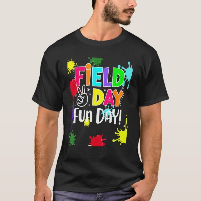T-shirt Field Fun Day Squad School Trip Vibes Boys Girls T (Devant)