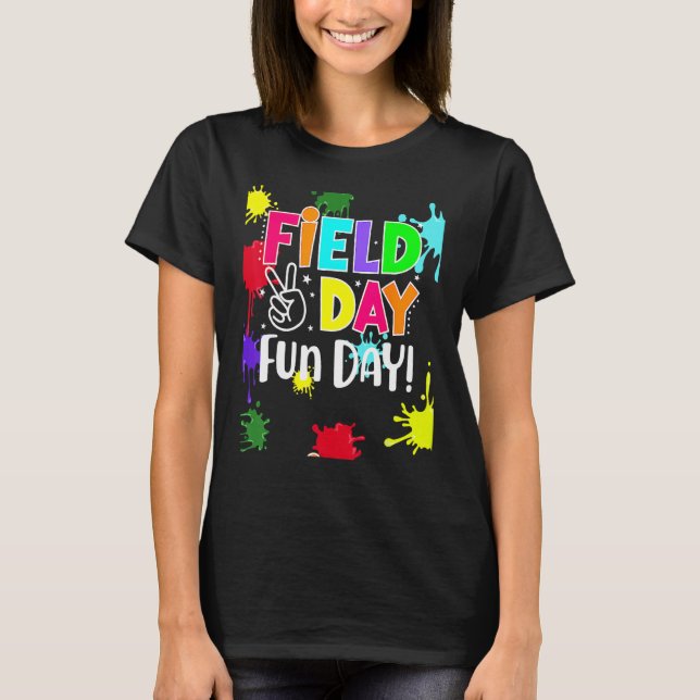 T-shirt Field Fun Day Squad School Trip Vibes Boys Girls T (Devant)