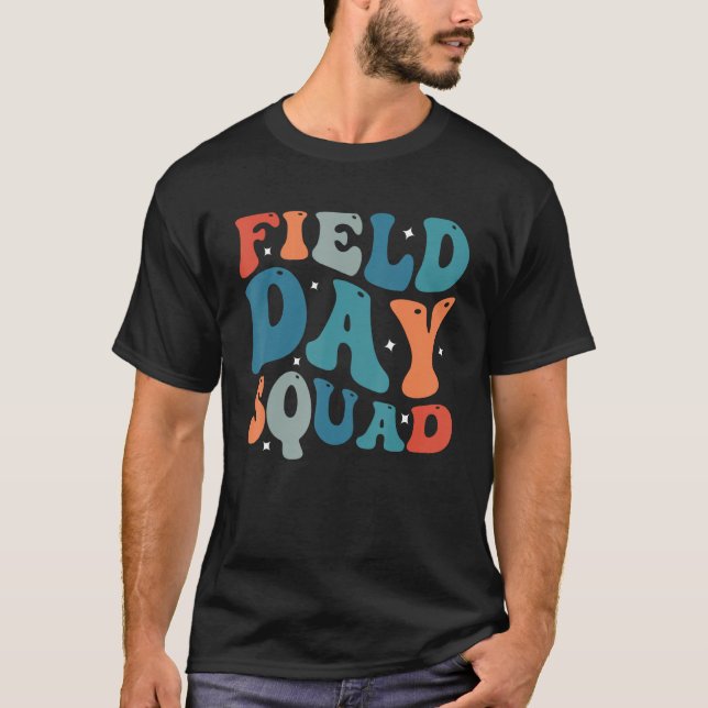 T-shirt Field Fun Day Squad School Trip Vibes Boys Girls T (Devant)