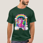 T-shirt Field Hockey Dabbing Unicorn Dab Magical Gifts Gir<br><div class="desc">Field Hockey Dabbing Unicorn Dab Magical Gifts Girls  .</div>