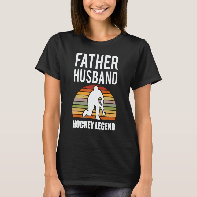 T-shirt Field Hockey Father Field Hockey (Devant)