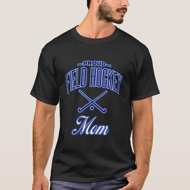 T-shirt Field Hockey Mom For (Devant)