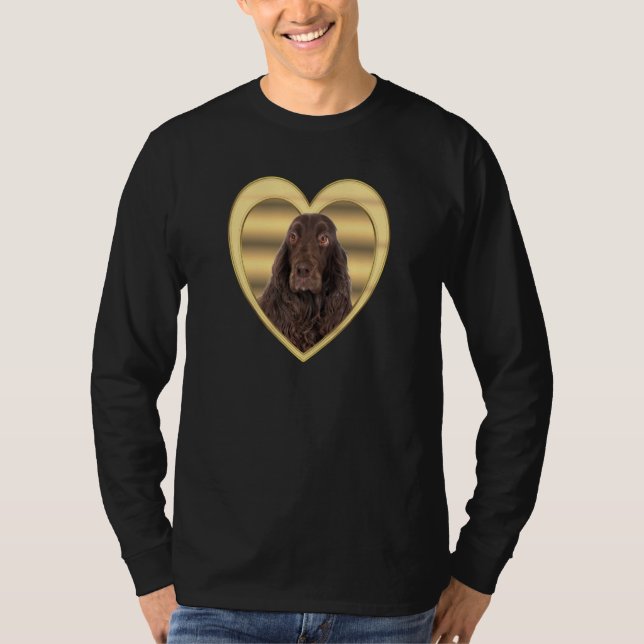 T-shirt Field Spaniel Dog  Dog Heart   Field Spaniel  2 (Devant)