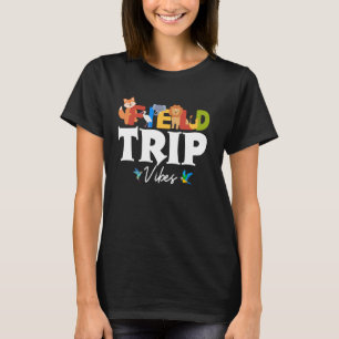 T-shirt Field Trip Vibes Famille Vacances Correspondant Dr