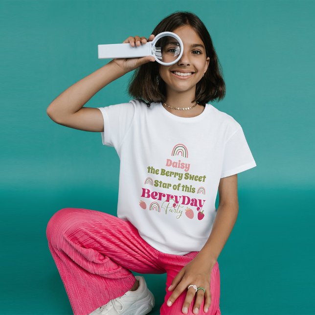 T-shirt Fields fraises délicieux Anniversaire /Invité d'ho (Créateur téléchargé)