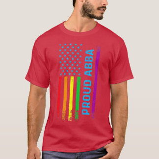T-shirt Fier Abba LGBT LGBTQ Arc-en-ciel Fier Grand-mère o
