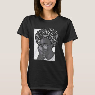 T-shirt Fier Africain Noir Naturel Afro Black Graphic Wom