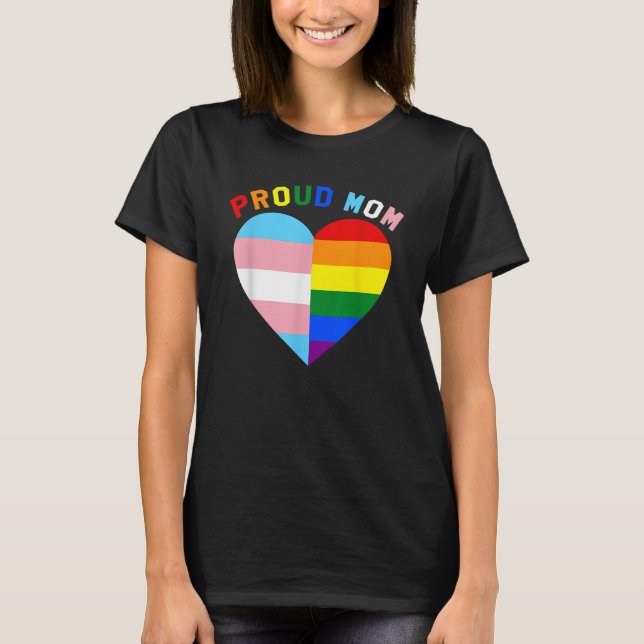 T-shirt Fier Ally LGBTQ Transgenre Fier Moms pour Fier (Devant)