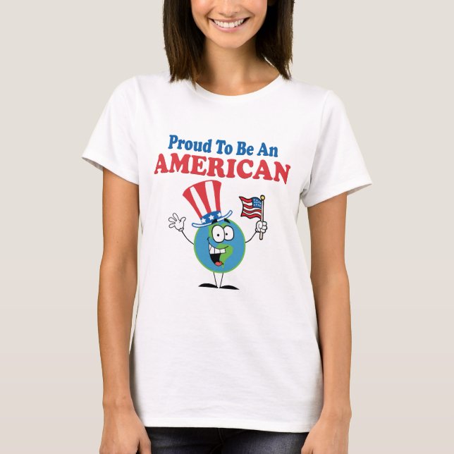T-shirt Fier Américain (Devant)
