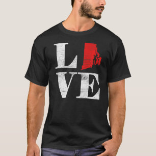 T-shirt Fier Amérique Citoyen État Drapeau Carte des terre