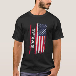 T-shirt Fier Amour Texas Usa