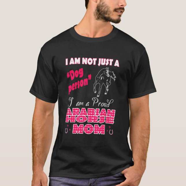 T-shirt Fier Arabian Horse Maman (Devant)