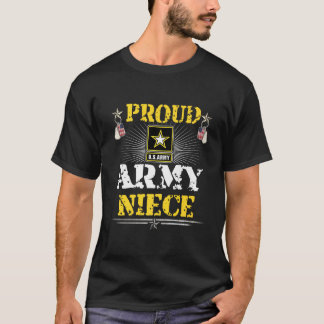 T-shirt Fier Armée Niece Chemise Militaire Famille Vétérin