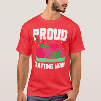 T-shirt Fier Artisanat maman Mère Hobbyiste Artisanat vint