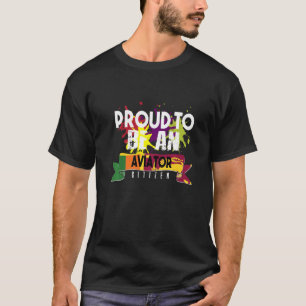 T-shirt Fier aviateur citoyen Profession carrière travaill