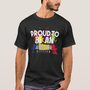 T-shirt Fier aviateur citoyen Profession travailleur de ca
