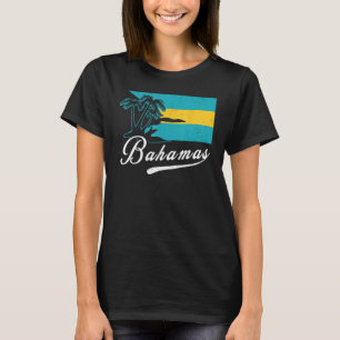 T-shirt Fier Bahamas Bahamiens Drapeau Idée cadeau Nassau