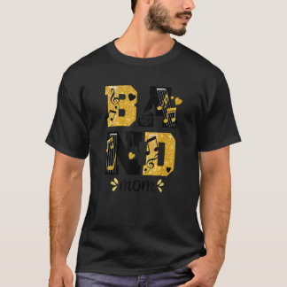 T-shirt Fier Band Maman Musical Marching Band Maman Jaune