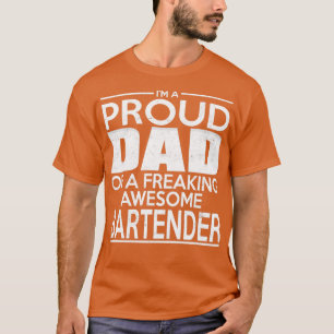 T-shirt Fier barman papa