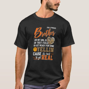 T-shirt Fier Basketball Brother Basketball Famille Matchin