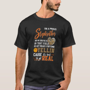 T-shirt Fier Basketball Stepbrother Basketball Famille Mat