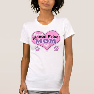 T-shirt Fier Bichon Frise Maman