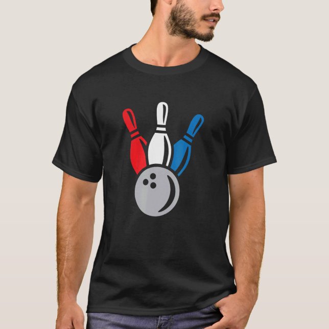 T-shirt Fier Bowler Coach Split Se Produit Bowling A (Devant)