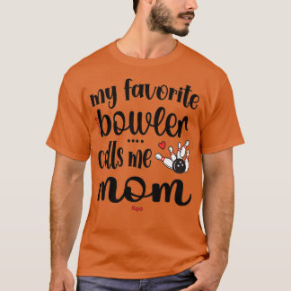 T-shirt Fier Bowling Maman Bowler Mama D'Un Joueur De Bowl