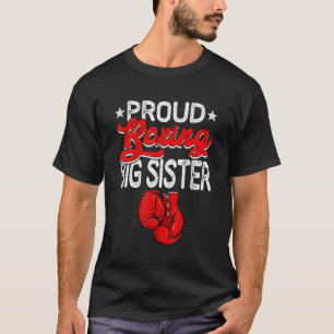 T-shirt Fier Boxing Big Soeur Fête des Mères Sport Maman