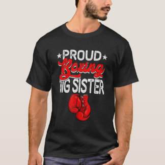 T-shirt Fier Boxing Big Soeur Fête des Mères Sport Maman