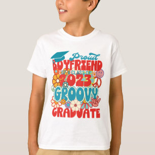 T-shirt Fier BOYFRIEND d'une classe de 2023 Graduate Retro